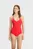 Женский красный купальник Swim Women’s V-Neck Cross-back Swimsuit
