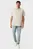 Чоловіча бежева лляна сорочка BRANDON Basic linen shirt short sleeve