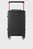 Чорна валіза CARBON FIBER TROLLEY