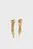 Жіночі золотисті сережки