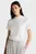 Жіноча біла футболка NEW CODY SLIM CROP MOCK-NK