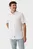 Чоловіча біла лляна сорочка BRANDON Basic linen shirt short sleeve