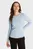 Женский голубой джемпер COMFORT KNIT C-NK SLIM SWEATER