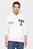 Мужское белое худи TJM RLX TOMMY GLITTER