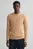 Чоловічий бежевий джемпер COTTON CABLE C-NECK