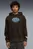 Чоловіче темно-коричневе худі Melo x Hive Relaxed Hoodie Men