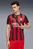 Мужская черная футболка в полоску AC Milan 25/26 Home Jersey Men