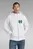 Мужское белое худи Sports zip loose