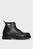 Чоловічі чорні шкіряні черевики TJM RUBERIZED LACE UP BOOT