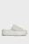 Жіночі бежеві шкіряні слайдери FLATFORM SLIDE LTH