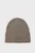 Мужская коричневая шерстяная шапка THICK EMBROIDERY BEANIE