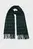 Мужской зеленый шерстяной шарф в клетку CHECK WOVEN SCARF