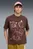Чоловіча коричнева футболка GRAPHIC Itty Bitty Tee Men