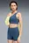 Женский синий топ PUMA SHAPE Asymmetrical Bra Women