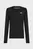 Женский черный шерстяной джемпер EMBROIDERY SUNGLASSES CREWNECK
