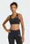 Женский черный топ Optime Essentials Workout Medium Support
