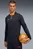 Мужской темно-синий лонгслив individualCUP Football Quarter-Zip Top Men
