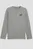 Чоловічий сірий лонгслів Essentials No. 1 Logo Long Sleeve Tee Men