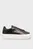 Жіночі чорні шкіряні снікерси FLATFORM LACE UP