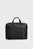 Мужская черная кожаная сумка для ноутбука BRIEFCASE JEFFREY