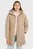 Жіночий бежевий пуховик CHEVRON MW DOWN COAT