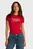 Жіноча червона футболка TJW SLIM ESSENTIAL LOGO TEE EXT