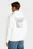 Мужское белое худи SOFT LAYERED MONOGRAM