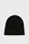 Чоловіча чорна шапка MAXI LOGO KNIT BEANIE
