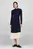 Женское темно-синее шерстяное платье WOOL CASH COLOURBLOCK SWT DRESS