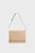 Жіноча бежева сумка CK LINEAR SHOULDER BAG