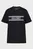 Мужская черная футболка STRIPE LOGO GRAPHIC T-SHIRT