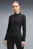 Женский черный лонгслив CLOUDSPUN Quarter-Zip Long Sleeve Top Women