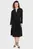 Жіноча чорна сукня STITCH PLEATED MIDI DRESS