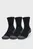 Черные носки (3 пары) UA Performance Cotton 3p Mid