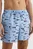 Мужские голубые плавательные шорты с узором MEDIUM DRAWSTRING PRINT