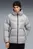 Мужской серый пуховик Hooded Down Puffer Jacket Men