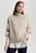 Жіночий бежевий светр WOOL BLEND MOCK-NK