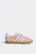 Женские розовые замшевые сникерсы Gazelle Indoor