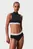 Женский черный топ LIGHTLY LINED MOCKNECK BRALETTE