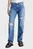 Женские синие джинсы LOW RISE STRAIGHT
