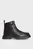 Чоловічі чорні шкіряні черевики TJM LACE UP BOOT