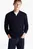 Чоловічий темно-синій пуловер DC MERCERISED STRUCTURE L/S POLO