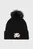 Женская черная шапка AUTOGRAPH PATCH BEANIE