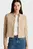 Женский бежевый жакет PUNTO SHORT SB BLAZER JACKET