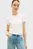 Жіноча біла футболка SLIM C-NECK