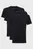 Мужская черная футболка (3 шт) CREW NECK