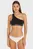 Жіночий чорний топ ASYMETRIC BRALETTE