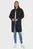 Жіноча чорна куртка LONG QUILTED UTILITY COAT