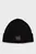 Мужская черная шапка COTTON RIBBED BEANIE