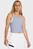 Женский сиреневый топ Meridian Rib Crop Tank